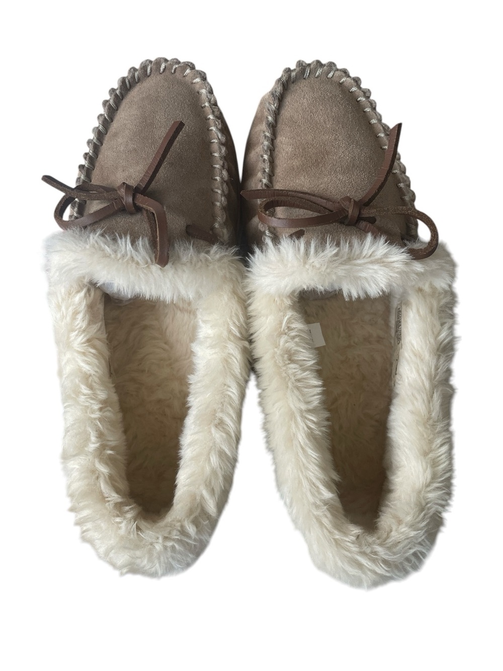 J Crew Women's  Sherpa Sueded Slipper Size 10 - Picture 9 of 9